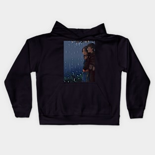 Love in the air & rain Kids Hoodie